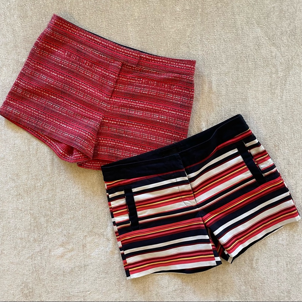 Cynthia Rowley 📦 2 Short BUNDLE Pink/Navy/White Sz 6